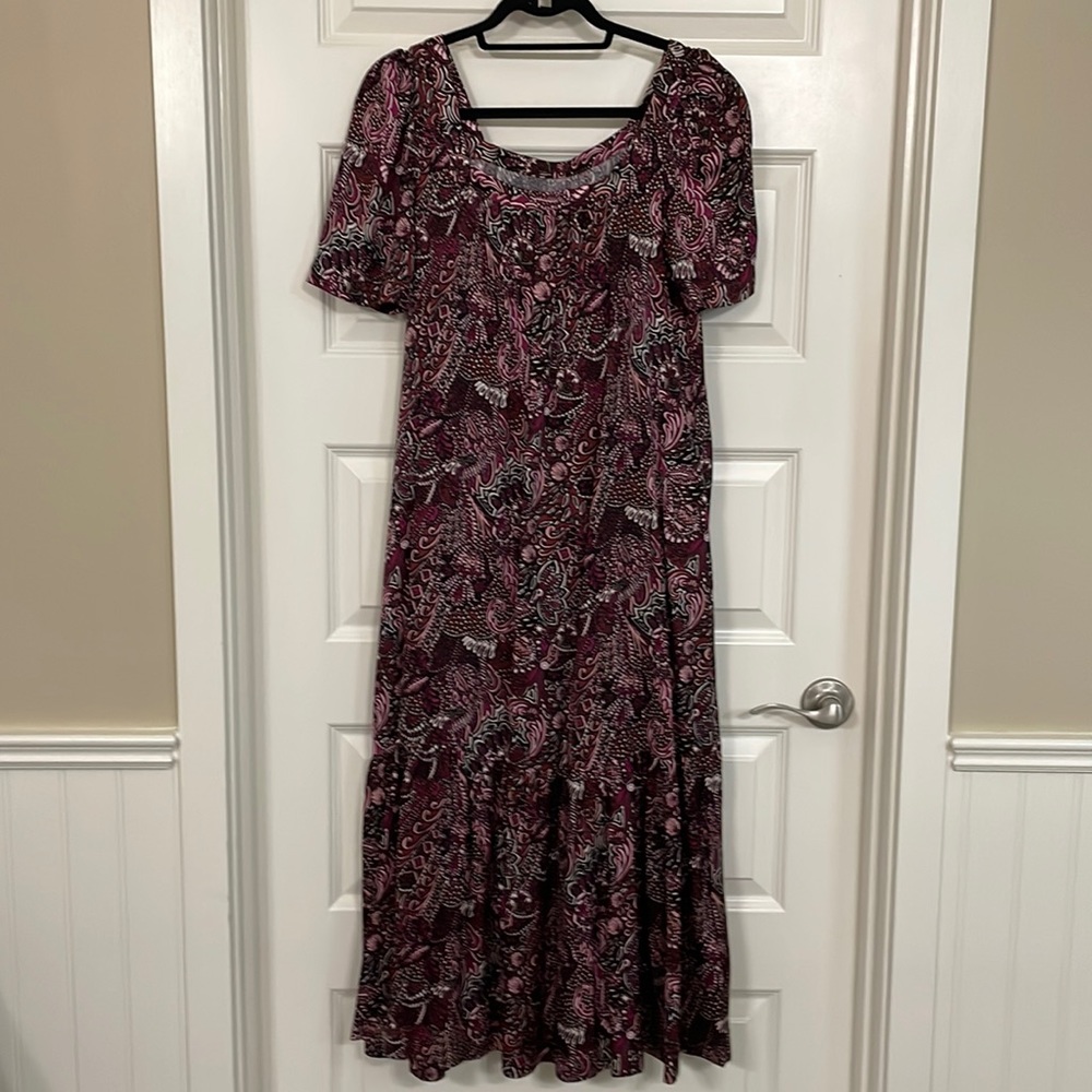 Anthropologie x Maeve Patterned Maxi